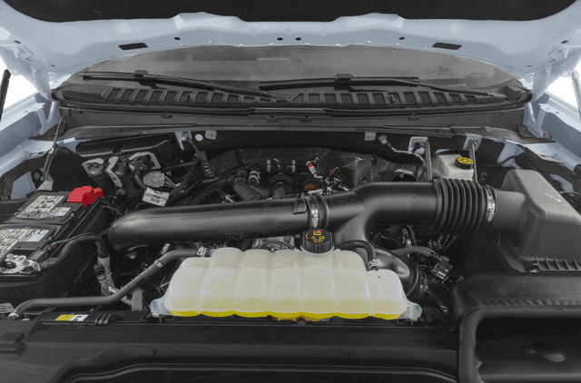 engine shot on a 2026 ford expedition