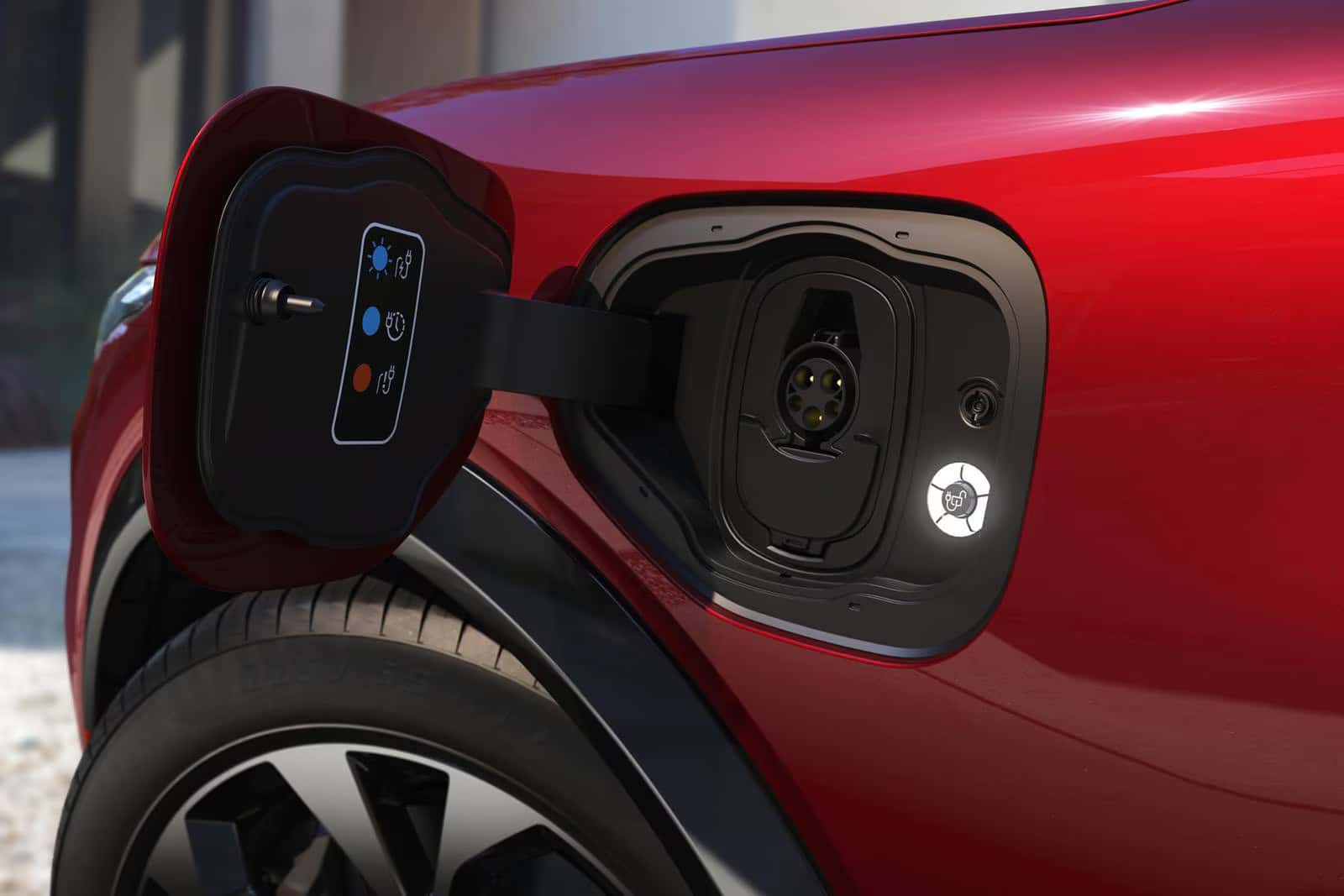 charging port on the 2026 ford mustang mach-e