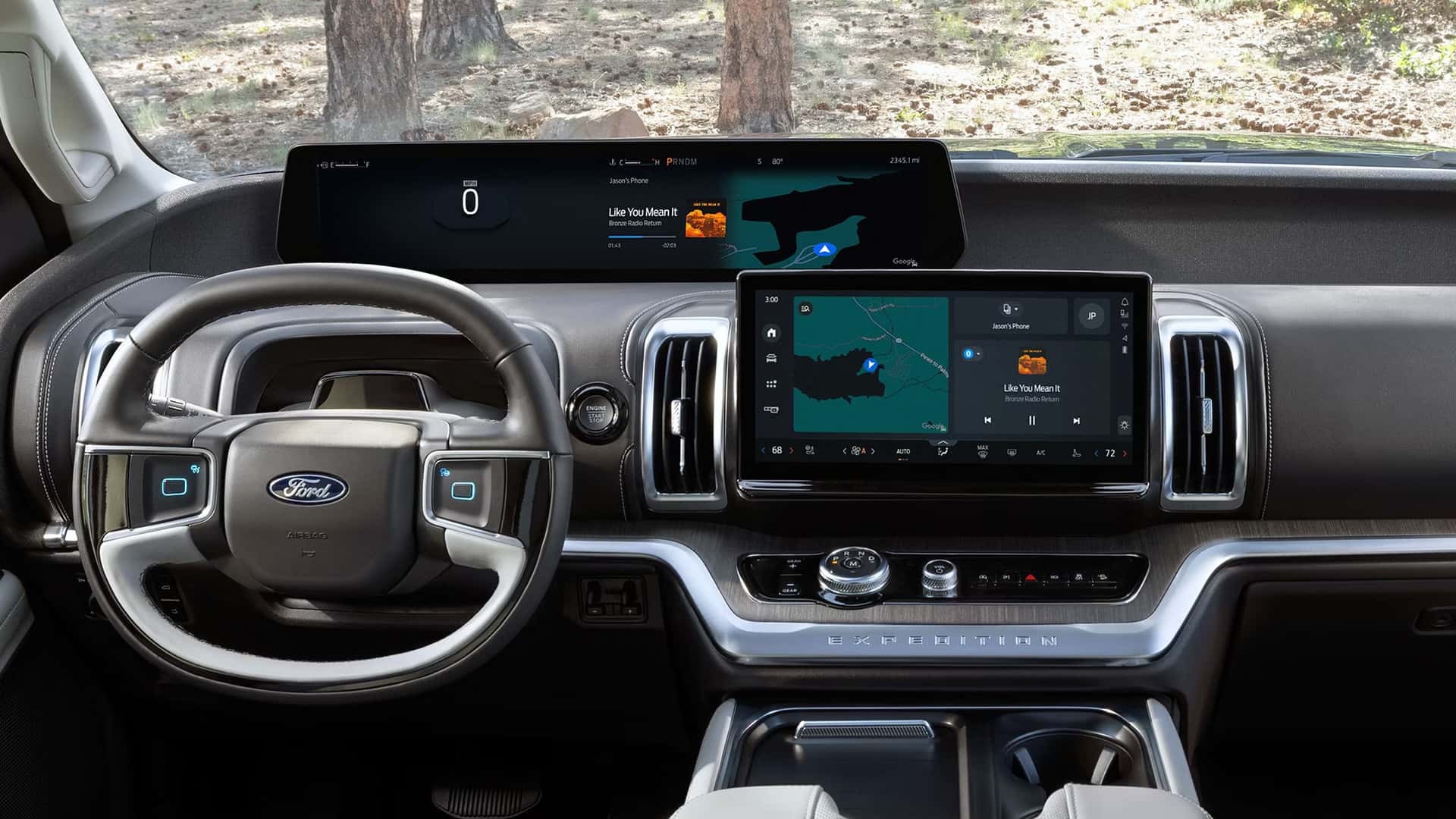 advanced tech via the cockpit view on a 2026 ford expedition