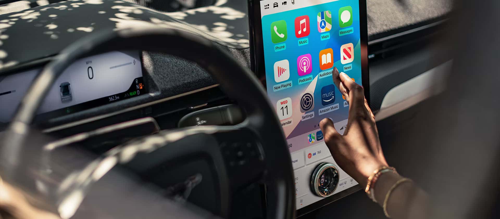 2026 ford mustang mach e cockpit view of advanced tech
