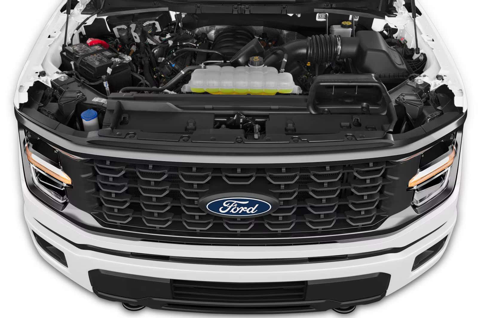 a full look at the engine in the 2026 Ford F-150