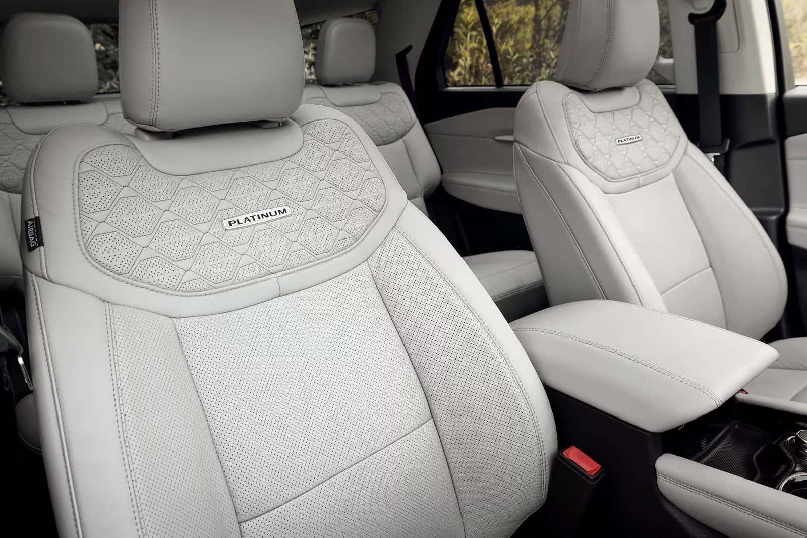 2026 Ford Explorer Platinum interior detail image