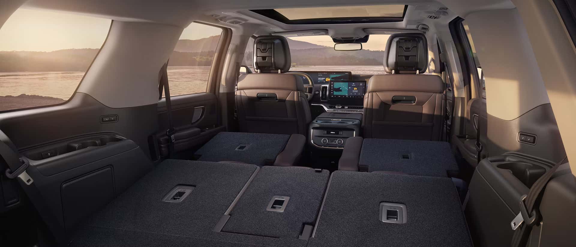 2027 Ford Expedition cargo area and interior storage