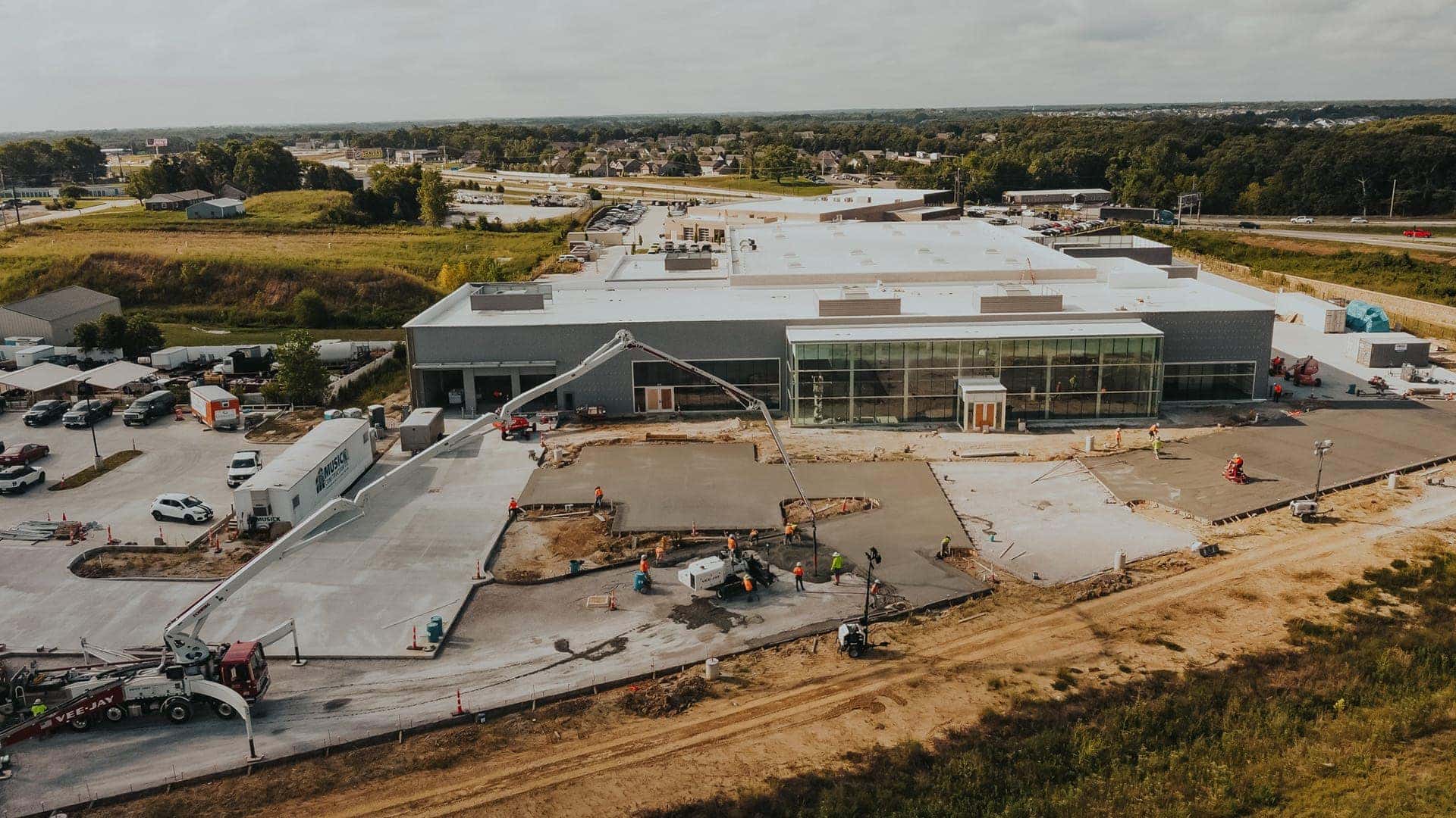 Construction of new location