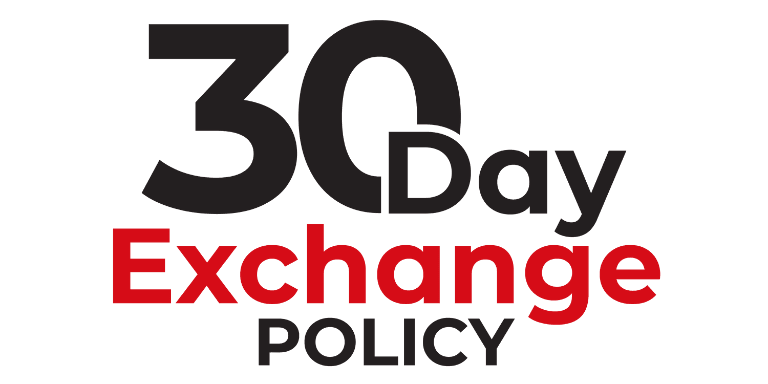 30 day exchange policy logo