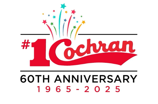 #1 cochran 60th anniversary logo