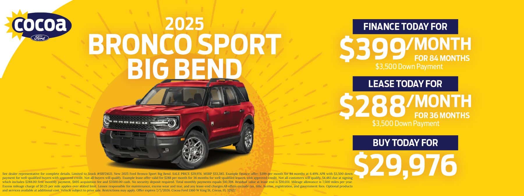 Cocoa Ford | Bronco Sport