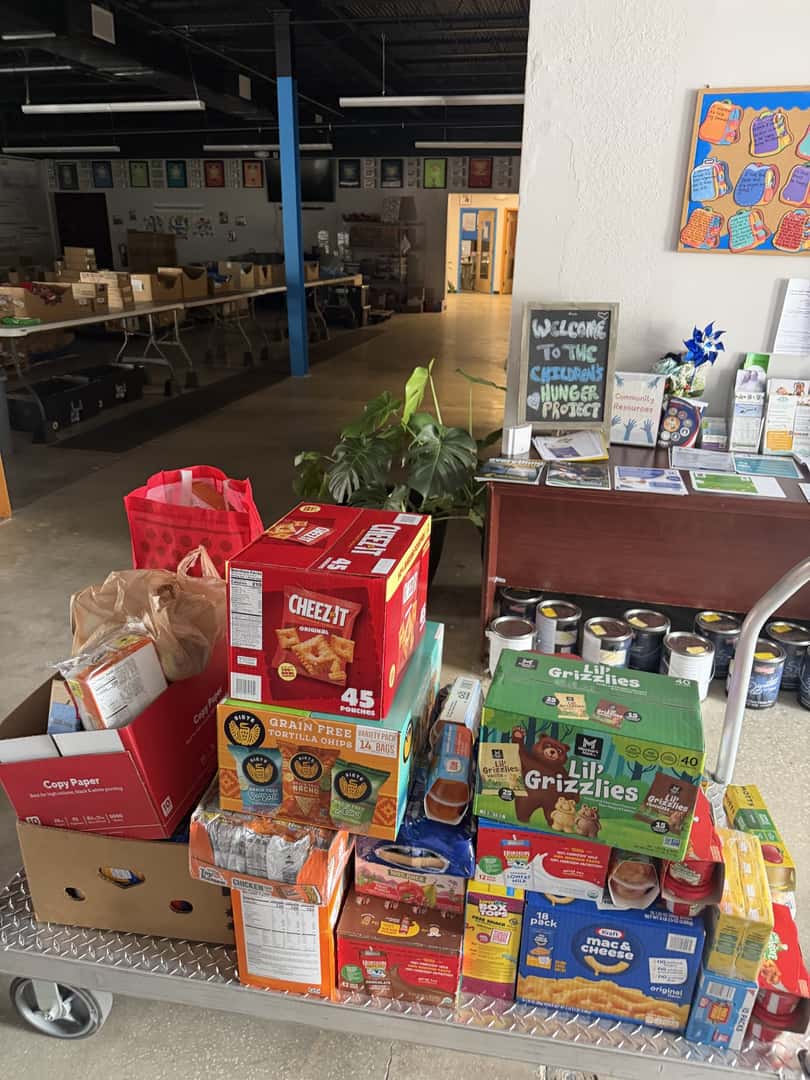 Food collected at Cocoa Ford for Ford’s Largest Food Drive