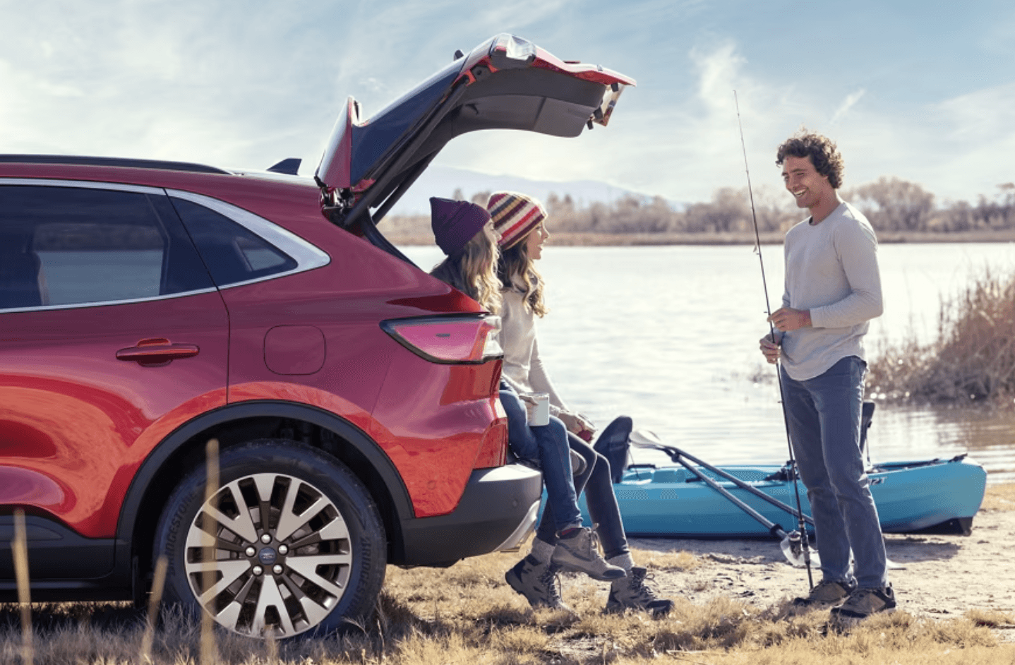used Ford at a lake 