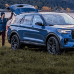 Used Ford Explorer on a campsite near Wichita, KS