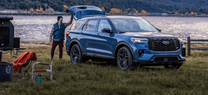 Used Ford Explorer on a campsite near Wichita, KSALT