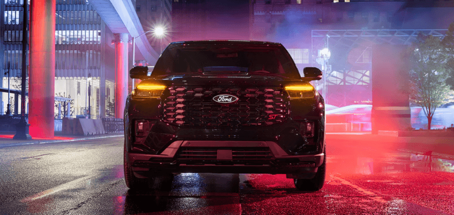 All new Ford Explorer front grille