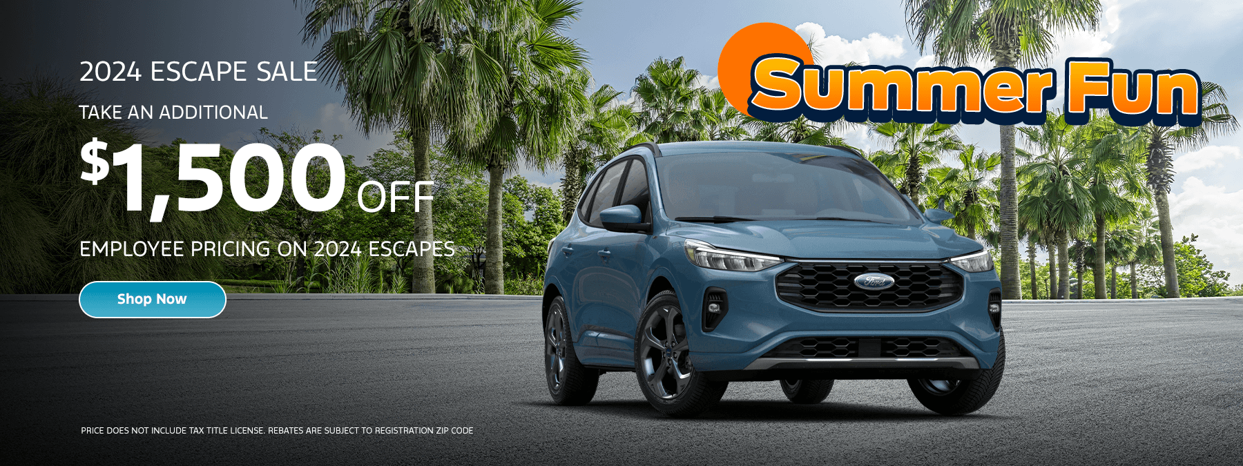 2024 ESCAPE SALE