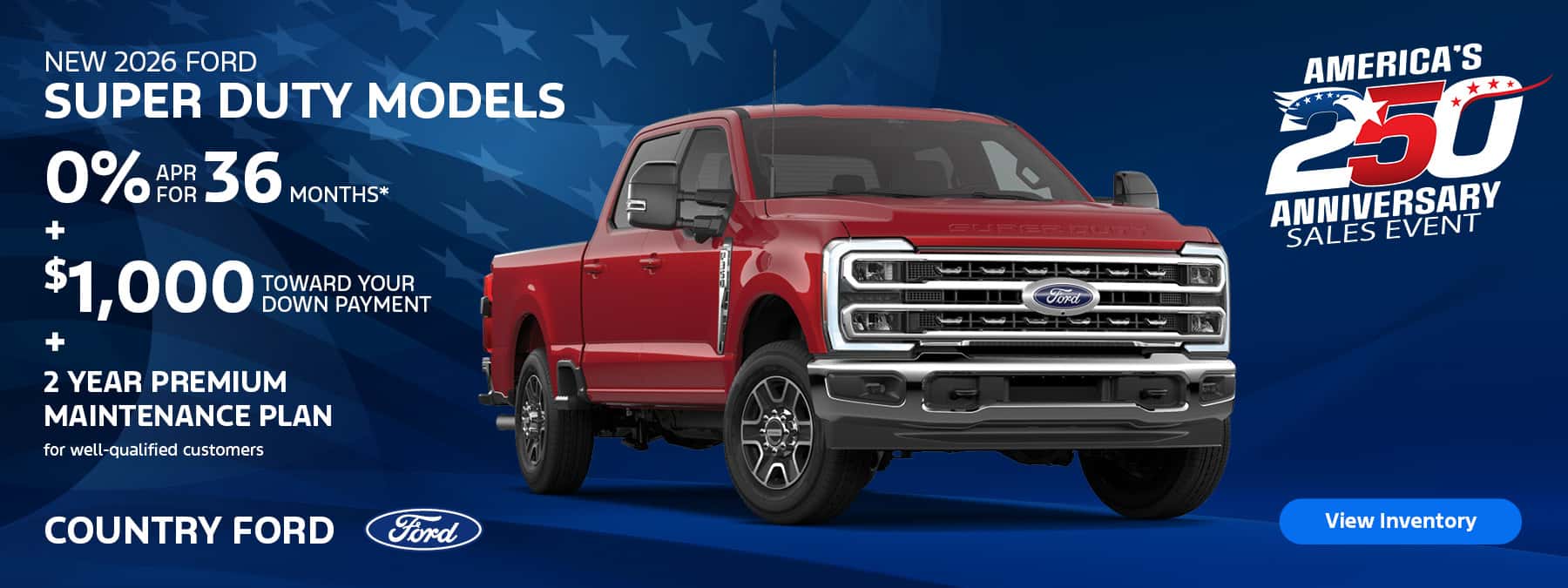 Save on New 2026 Ford Super Duty Models in Tyndall, SD!