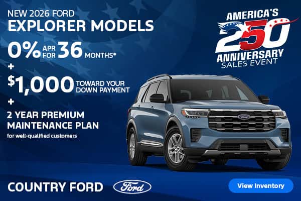 Save on a New 2026 Ford Explorer Today!