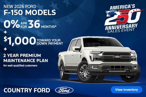 Save on a New 2026 Ford F-150 Today!