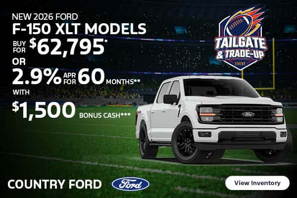 Save on New 2026 Ford F-150 XLT Models!