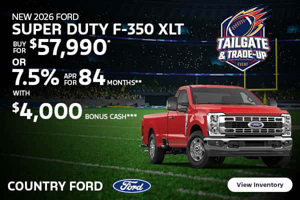 Save on New 2026 Ford Super Duty F-350 XLT