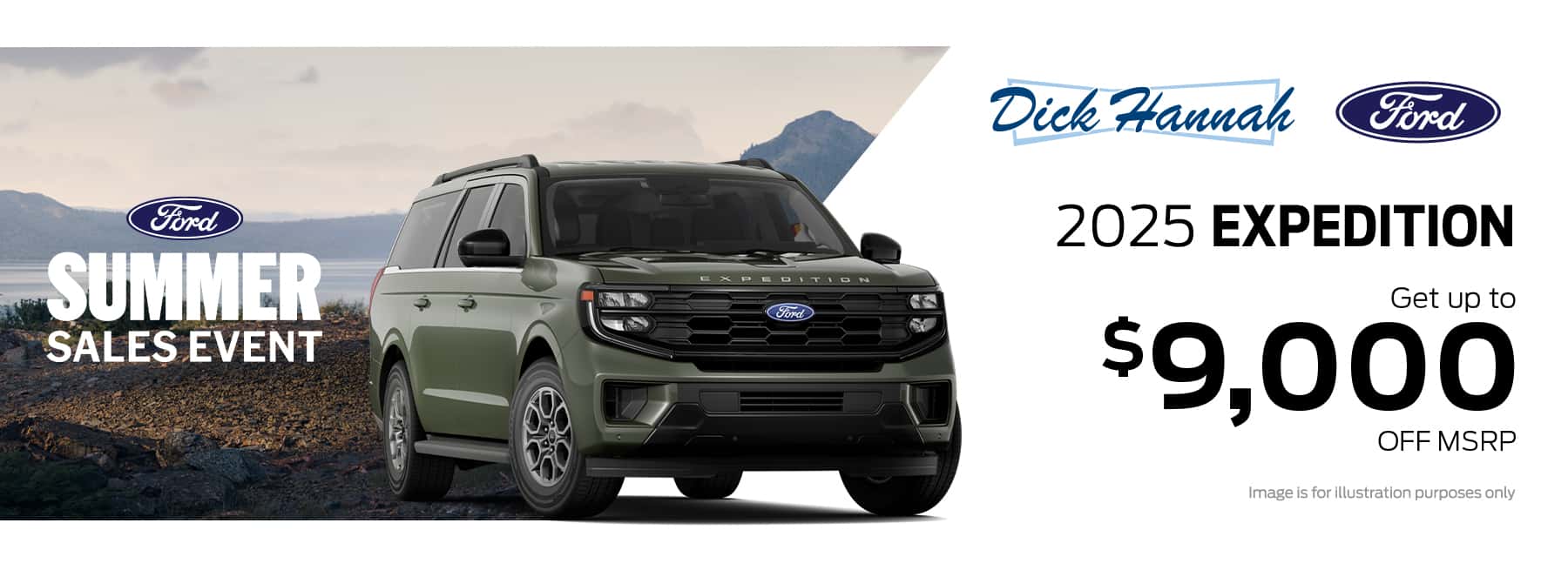 Get up to $9,000 off MSRP on 2025 Expedition
