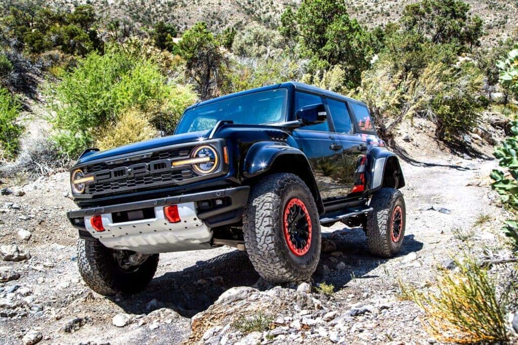 2024 Ford Bronco Raptor Code Orange front and driver side