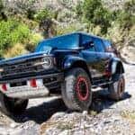 2024 Ford Bronco Raptor Code Orange front and driver side
