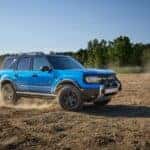 Velocity Blue 2025 Ford Bronco Sport passenger side