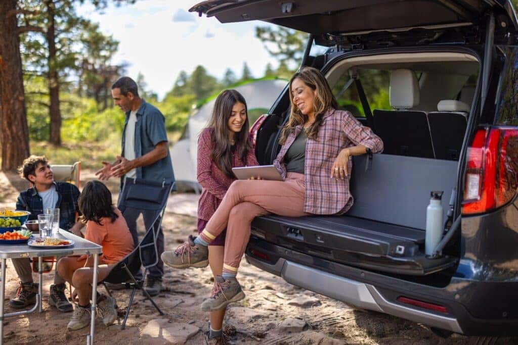 A Ford Family Camping In The Wilderness, Having Fun And Bliss With The 2025 Ford Expedition