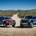 Ford Ranger Raptor and Bronco DR at Baja 1000