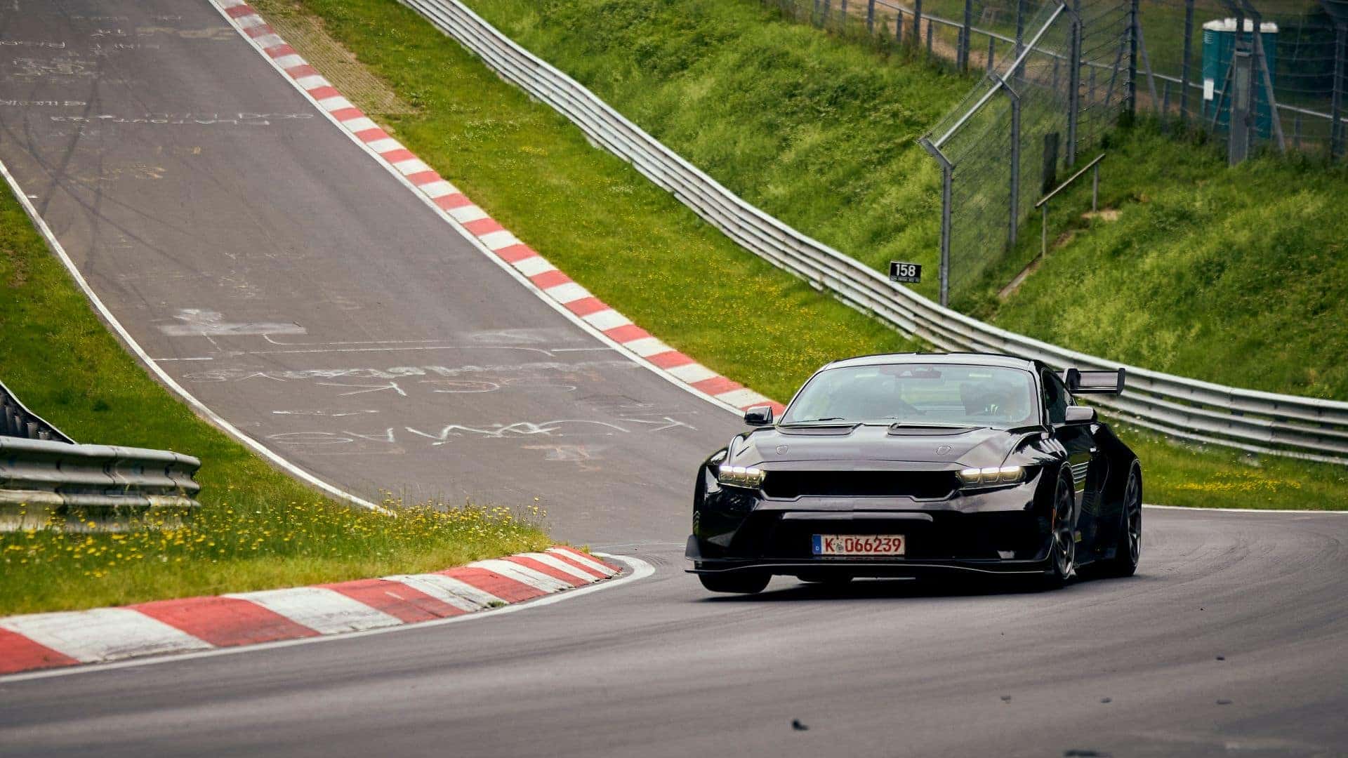 The Ford Mustang GTD Circling The Ring