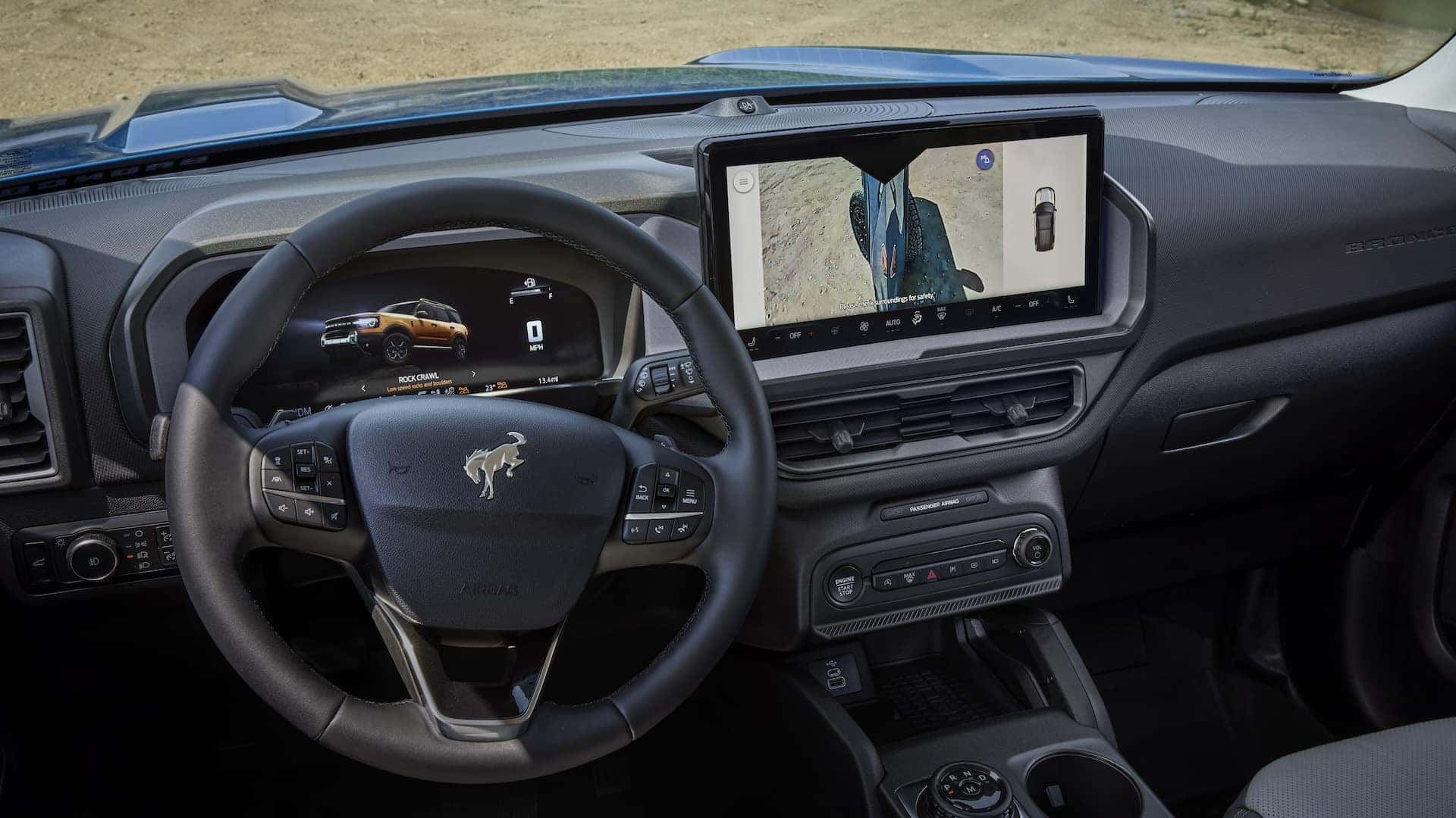 2025 Bronco Sport Interior Dash - Preproduction model shown. Available early 2025.