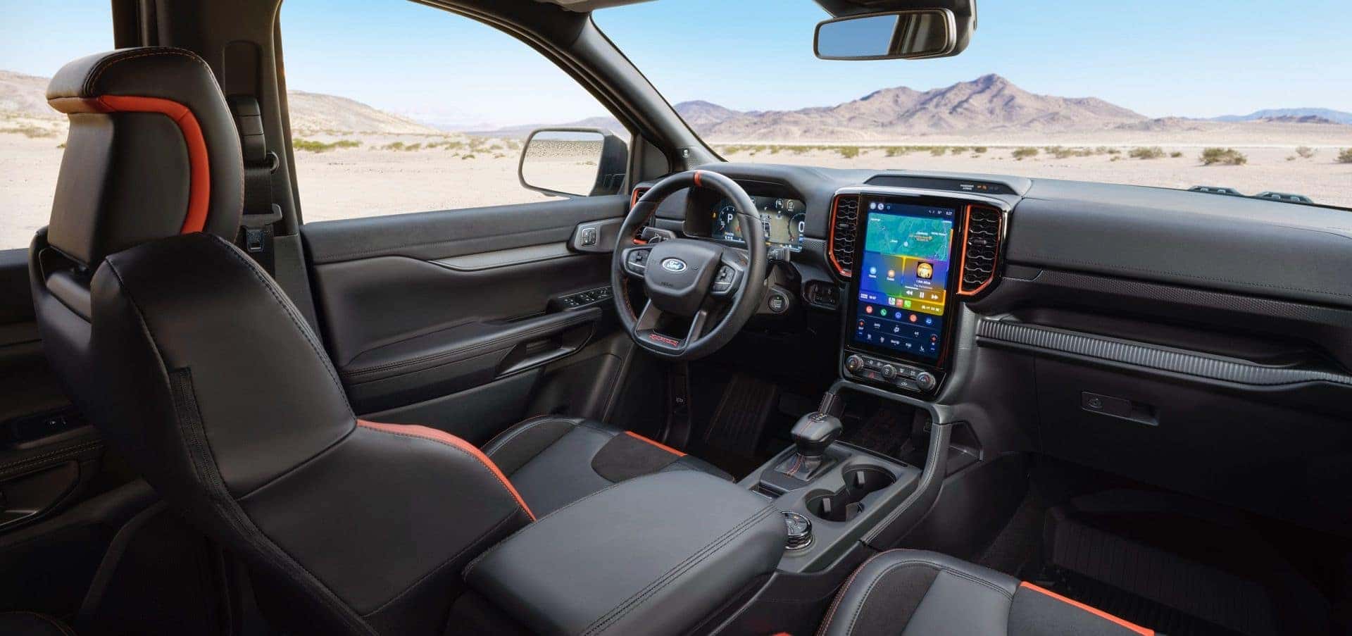 The Fierce Front Interior Of The Ferocious Ford Ranger Raptor