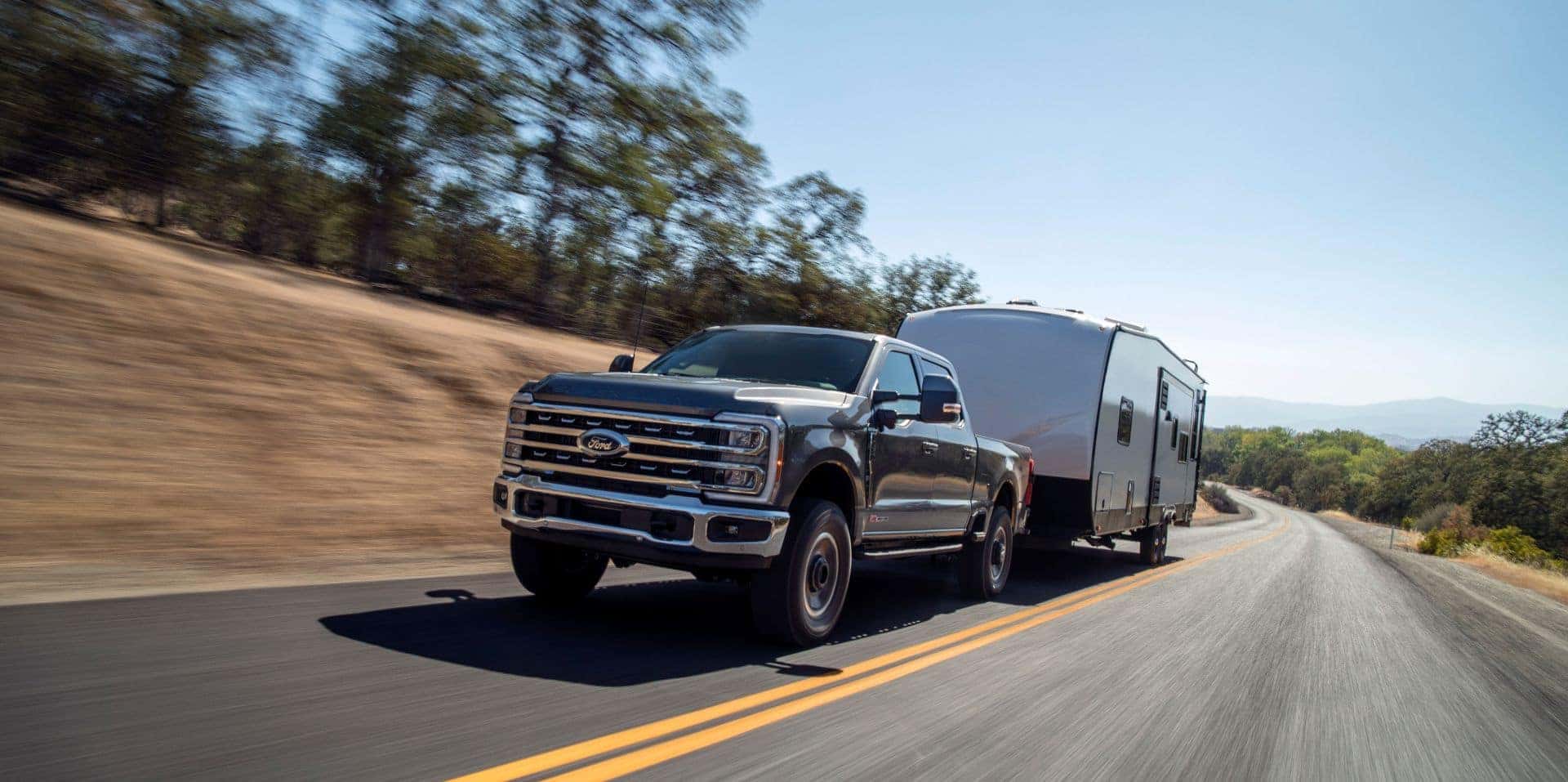 The 2023 Ford F-250 Towing A Heavy Payload With Ease