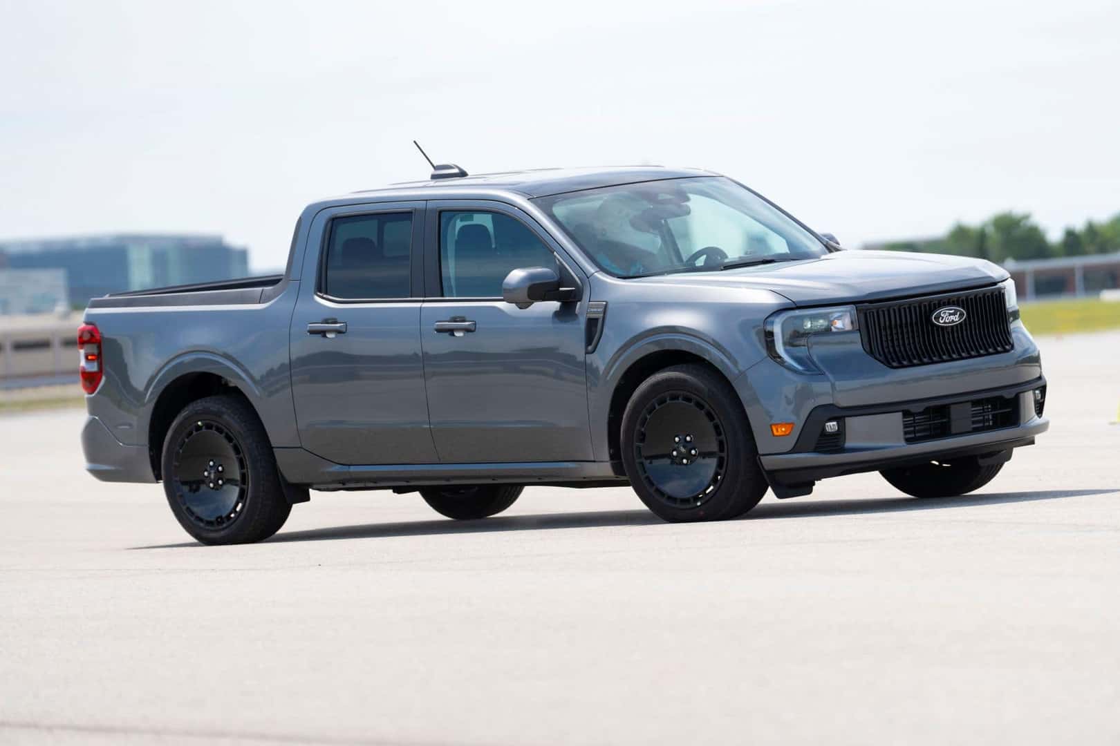 A Professional Picture Of A 2025 Ford Maverick Lobo, Parked In The Middle Of Nowhere Or Somewhere?