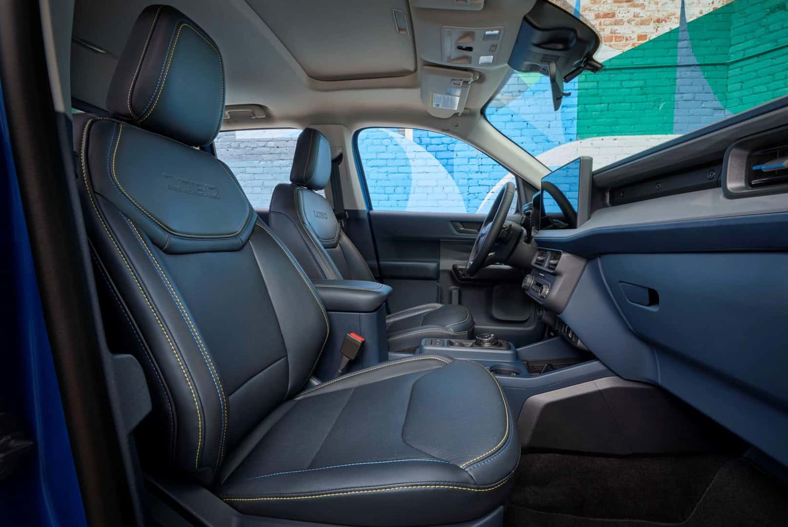 The Exquisitely Stitched Seats OF The 2025 Ford Maverick Lobo