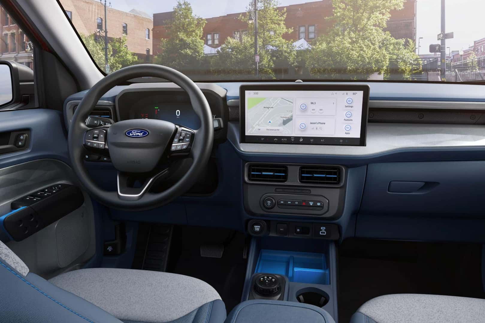The Fashionably Nice Interior Of The 2025 Ford Maverick XLT
