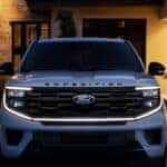 The All New 2025 Ford Expedition Parked Outside A House Epically