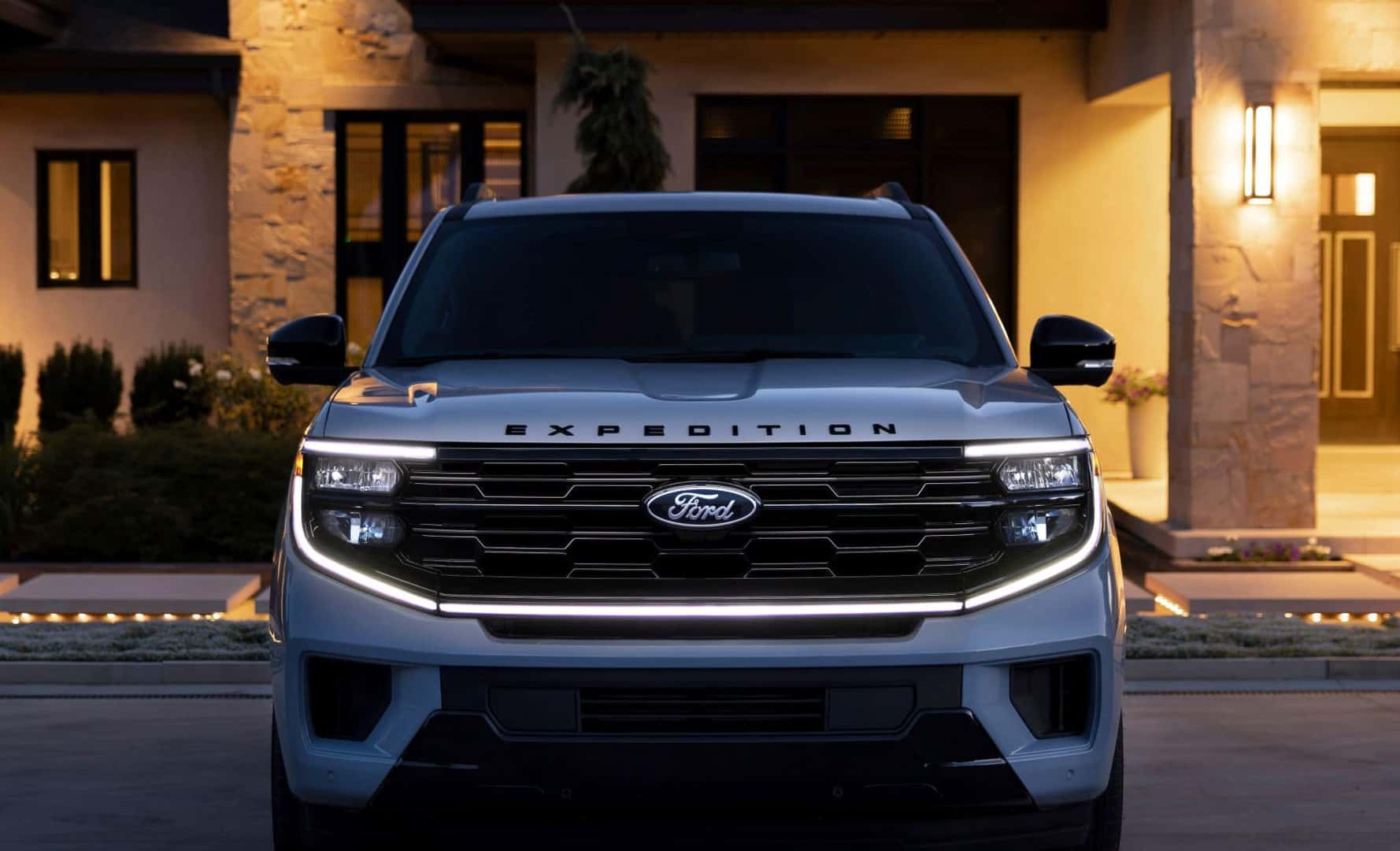 The Brand-New 2025 Ford Expedition Parked Outside A House