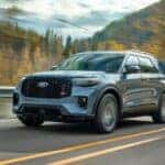 The 2025 Ford Explorer Using Blue Cruise To Safely Go Down The Highway