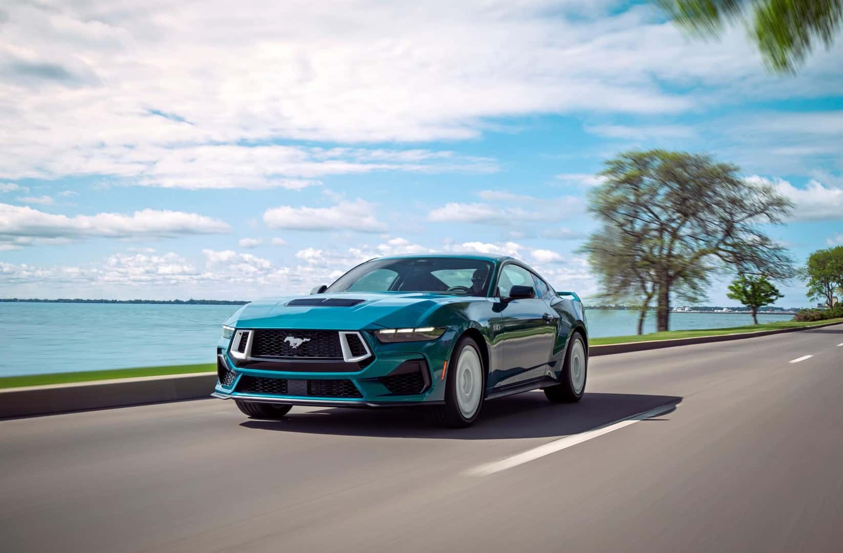 The Sexy 2026 Mustang FX Package Racing Past The Beach
