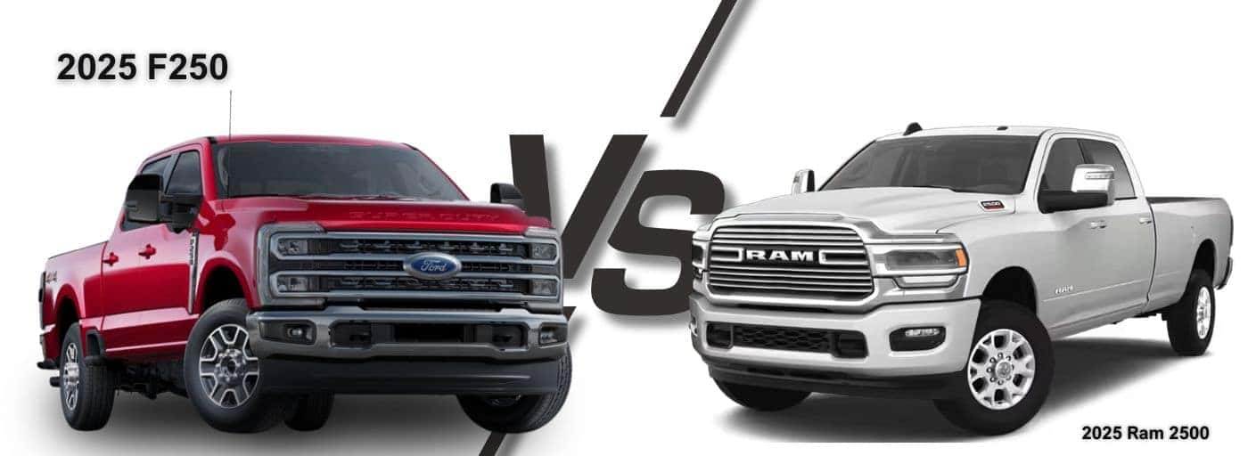 2025 Ford F-250 vs Ram 2500