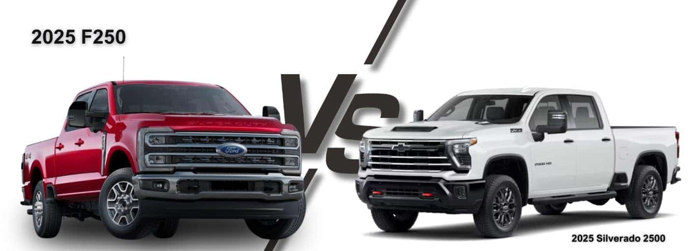 2025 Ford F-250 vs Chevrolet Silverado 2500 HD