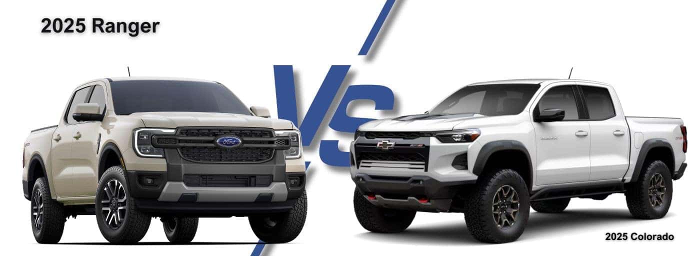 2025 Ford Ranger vs Chevrolet Colorado
