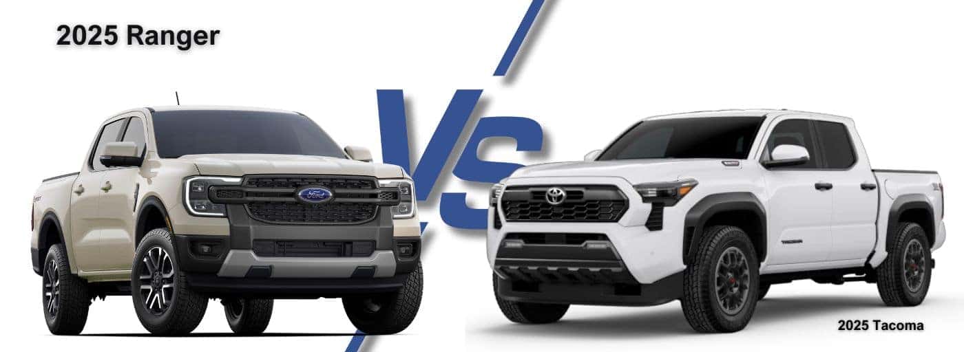 2025 Ford Ranger vs Toyota Tacoma