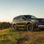 2024 Ford Expedition on a grassy hill
