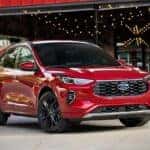 2024 Ford Escape parked in front of a business