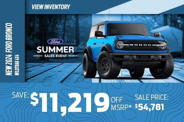New 2024 Ford Bronco Wildtrak®