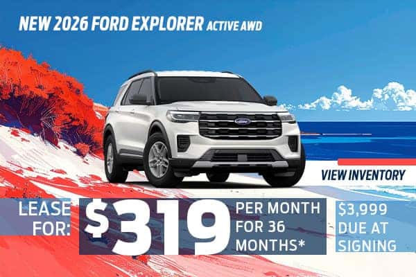 New 2026 Ford Explorer Active AWD