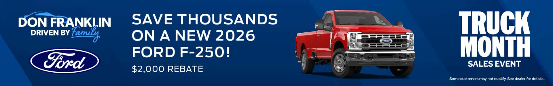 save thousands on a 2026 f-250