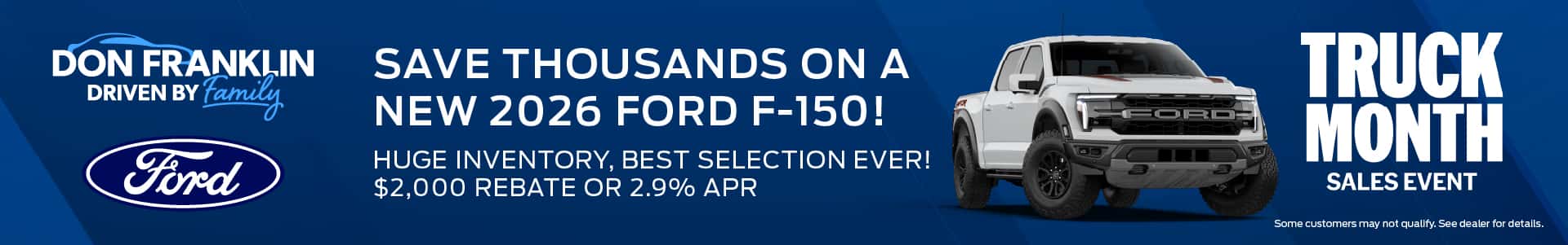 save thousands on a 2026 f-150