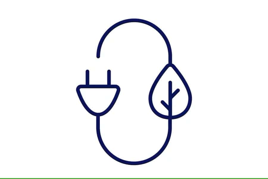 Icon drawing of a car in front of house with arrow pointing away